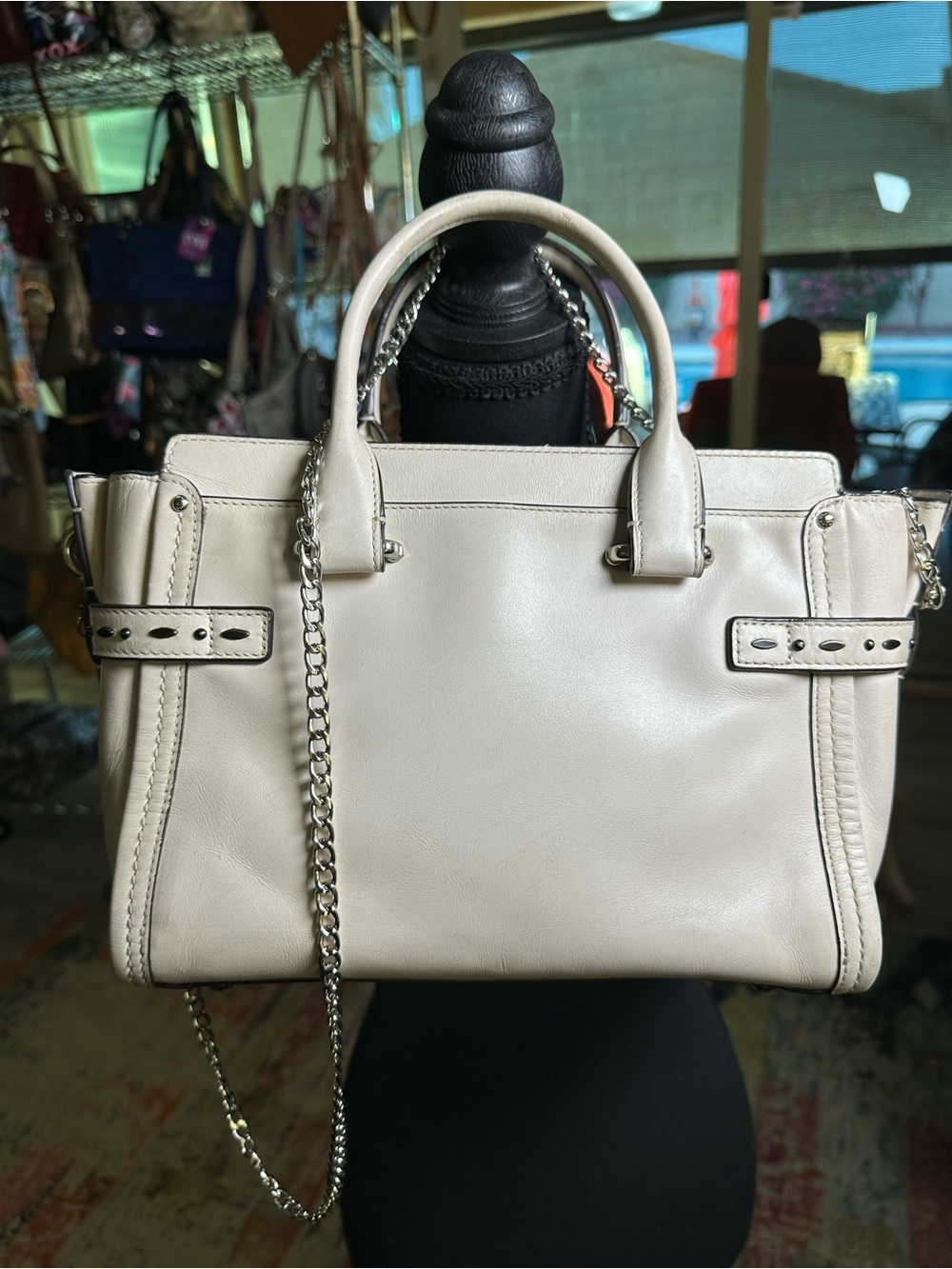 Coach Swagger 27 in Embellished Canyon Quilt Leather - Picture 12 of 16